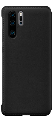 Huawei P30 Pro PU Wallet Svart