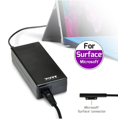 PORT Designs Notebookladdare till Microsoft Surface 60W