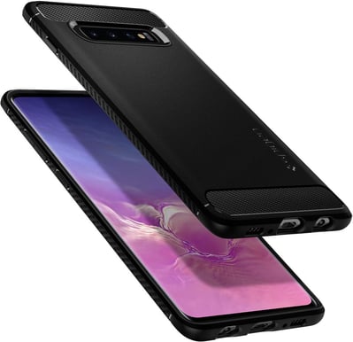 Spigen Rugged Armor Galaxy S10+ Svart