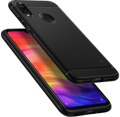 Spigen Rugged Armor Redmi Note 7 Svart