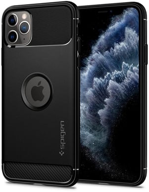 Spigen Rugged Armor iPhone 11 Pro Max Svart