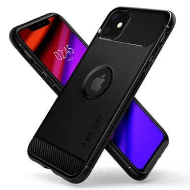 Spigen Rugged Armor iPhone 11 Svart