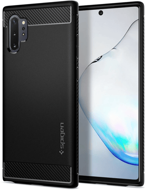 Spigen Rugged Armor Galaxy Note 10+ Svart