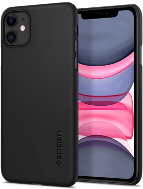 Spigen Thin Fit iPhone 11 Svart
