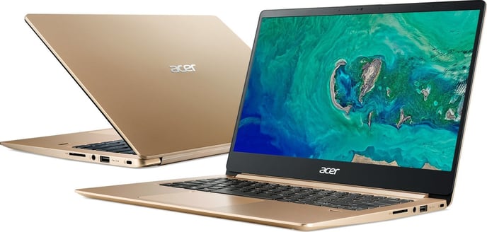 Acer Swift 1 - 14" | Pentium | 8GB | 128GB | Guld