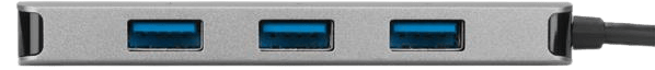 Targus USB-C-adapter 4x USB-A 3.0 Silver