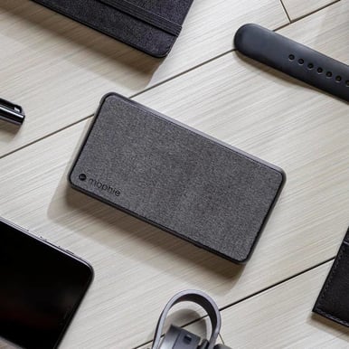 Mophie Powerstation integrerad Lightningkabel 4000 mAh Svart