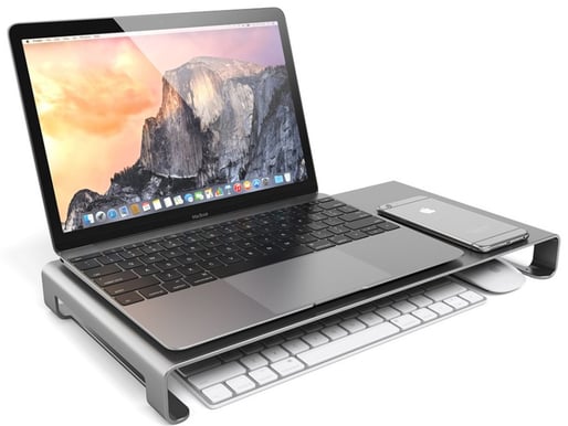 Satechi Monitorstativ Aluminium Slim Rymdgrå