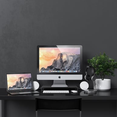 Satechi Monitorstativ Aluminium Slim Rymdgrå
