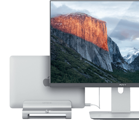 Satechi Vertikalt laptopstativ Silver