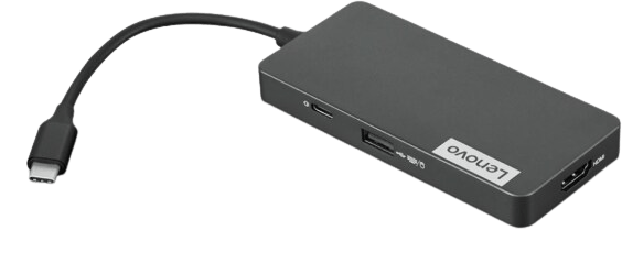 Lenovo USB-C Dockningsstation 7 portar Svart