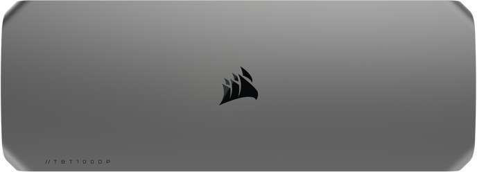 Corsair TBT100 Thunderbolt 3  Dockningsstation 9 portar Silver