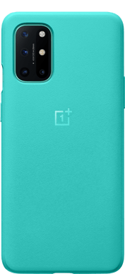 OnePlus 8T Sandstone Bumper Case Cyan