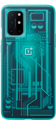 OnePlus 8T Quantum Bumper Case Cyborg Cyan