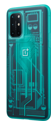OnePlus 8T Quantum Bumper Case Cyborg Cyan