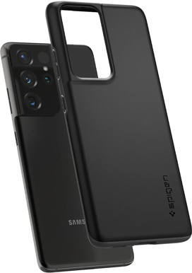 Spigen Thin Fit Galaxy S21 Ultra Svart