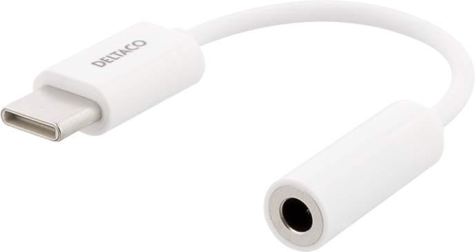 DELTACO USB-C till 3,5 mm-adapter
