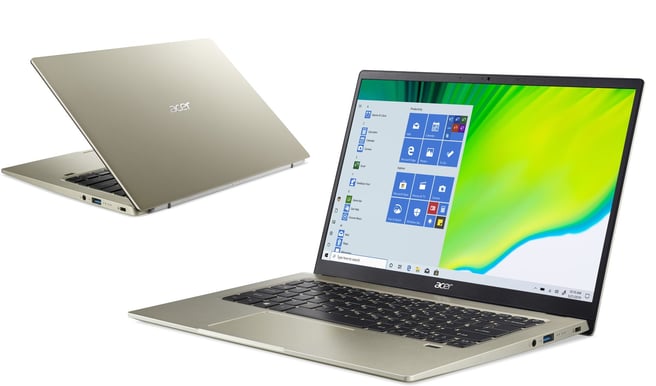 Acer Swift 1 (2021) - 14" | Celeron | 8GB | 256GB | Guld