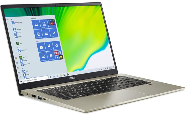Acer Swift 1 (2021) - 14" | Celeron | 8GB | 256GB | Guld