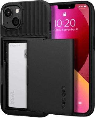 Spigen Slim Armor CS iPhone 13 Svart