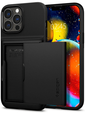 Spigen Slim Armor CS iPhone 13 Pro Svart