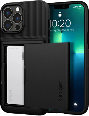 Spigen Slim Armor CS iPhone 13 Pro Max Svart