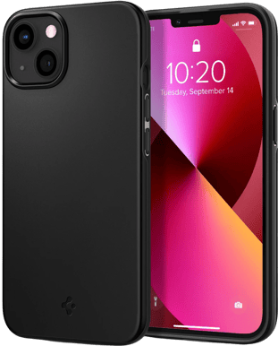 Spigen Thin Fit iPhone 13 Svart