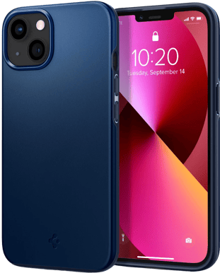 Spigen Thin Fit iPhone 13 Marinblå