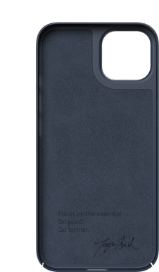 Nudient Thin Case V3 iPhone 13 Mörkblå