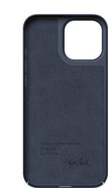 Nudient Thin Case V3 iPhone 13 Pro Max Mörkblå
