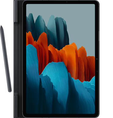 Samsung Galaxy Tab S7/S8 Book Cover Svart