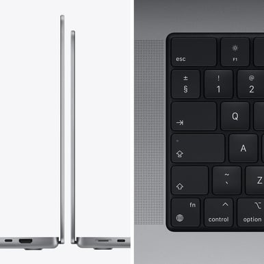 Apple MacBook Pro (2021) - 16,2" | M1 Max | 64GB | 1TB | Rymdgrå