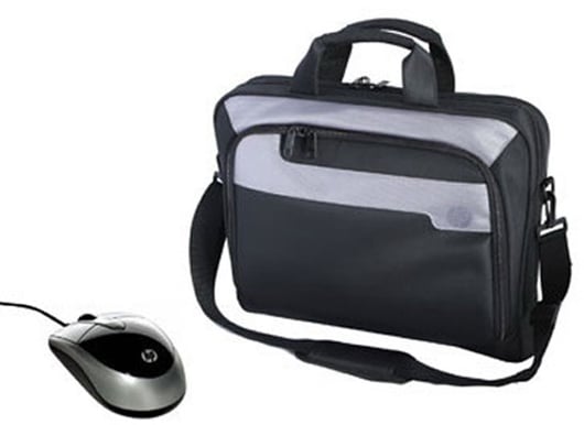 HP 16-tums Deluxe-transportväska och mobil mus