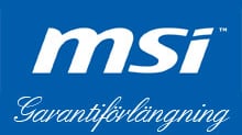 MSI Garantiförlängning 12 mån (värde 499kr)
