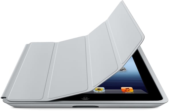 Apple iPad Smart Case - Polyuretan - Ljus Grå