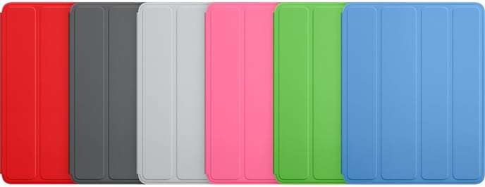 Apple iPad Smart Case - Polyuretan - Ljus Grå