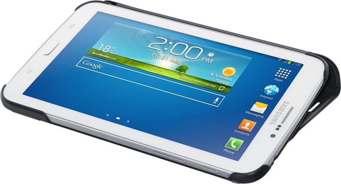 Samsung Galaxy Tab 3 7.0 Book Cover Case Grå