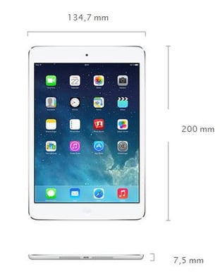 Apple iPad mini med Retina, 32GB, 4G, Grå