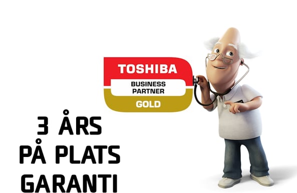 Toshiba 3 år EMEA Gold on-site