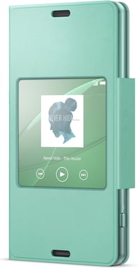 Sony Xperia Z3 Compact Style Cover Silver/grön
