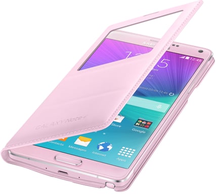 Samsung Galaxy Note 4 S View Cover Rosa