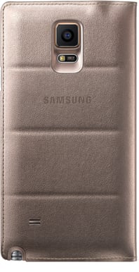 Samsung Galaxy Note 4 Flip Wallet Guld
