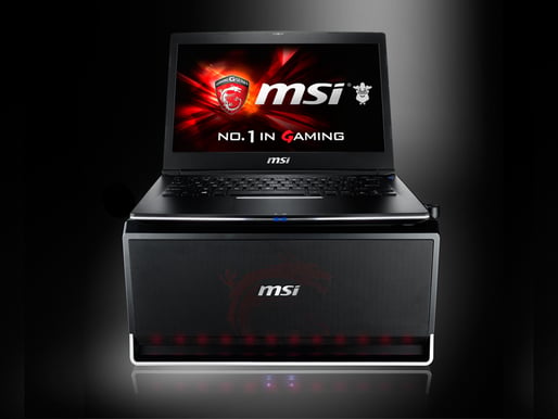 MSI GS30 Shadow GTX 970 via gaming dock