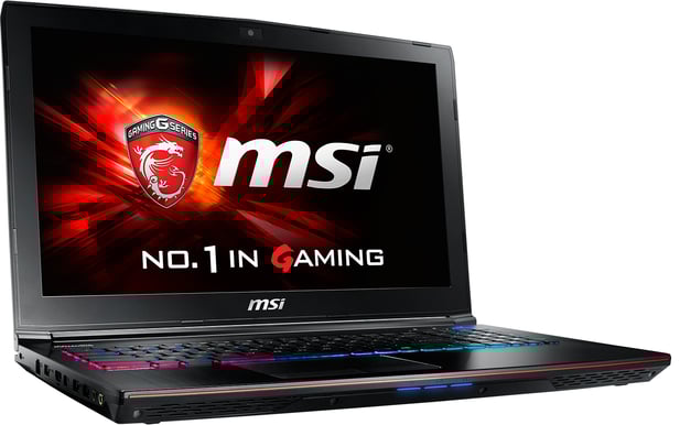 MSI GE62 2QE-034NE - 15,6", i7, 8GB, SSD+HDD samt GTX 965M och 4K-skärm