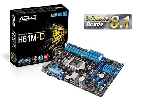 ASUS H61M-D mATX