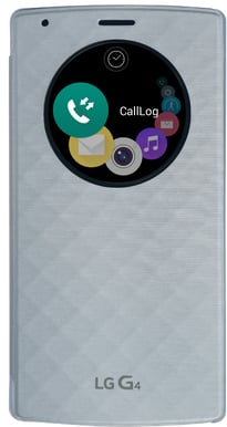 LG G4 QuickCircle Snap-on Case Blue