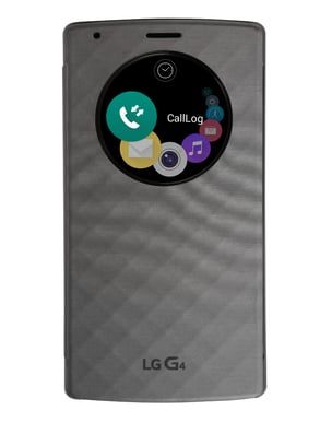 LG G4 QuickCircle Snap-on Case Silver