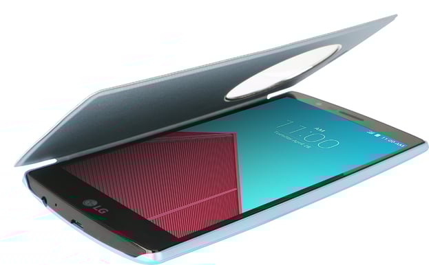 LG G4 QuickCircle Wireless Charge Cover Blue