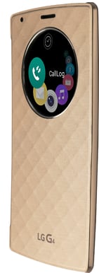 LG G4 QuickCircle Wireless Charge Cover Gold