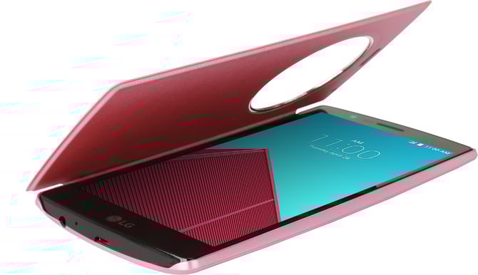 LG G4 QuickCircle Wireless Charge Cover Pink